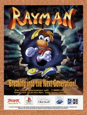 1995 Rayman Jaguar Original Advertisement / Retro Promo v3 picture
