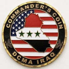 DCMA Iraq Commander’s Challenge Coin Department of Defense DoD OIF RARE picture