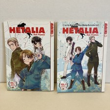 Hetalia Axis Powers Volume 1 & 2 English Manga First Tokyopop Printing picture