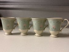 Lenox Charleston Accent Mugs Set of 4 4.25” 1927935 Made USA Discontinued picture