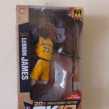 McFarlane Toys NBA 2K19 LeBron James Figure 20th Anniversary Box Little Rough picture