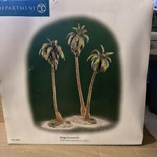 Vintage Department 56 Palm Trees Village Accessories 52820 picture