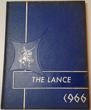 Vintage 1966  Yearbook The Lance Lakewood High School, Hebron Ohio picture