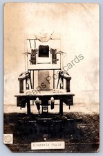 K58/ Interesting RPPC Postcard c1910 Electric Chair Prison Death Row 209 picture