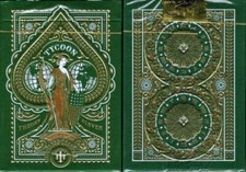 Tycoon Luxurious & Prestigious Playing Cards (Green) Elegant Professional Feel picture