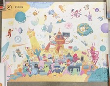 2019 E3 Expo Art Print Poster Retro Video Game Convention Promo Art Andrew Rae picture