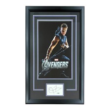 Jeremy Renner Autographed Marvel Avengers Hawkeye 11x17 Movie Poster Frame - JSA picture