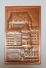 ALBERT GILLES Copper Embossed CHATEAU FRONTENAC QUEBEC Hand Made 3