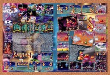 1995 Rayman Saturn Original Advertisement / Retro Promo vr1 picture