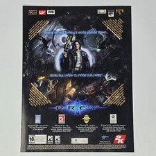 Prey Microsoft Xbox 360 PC Upside Down Print Ad/Poster Promo Art picture