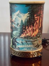1955 Econolite Motion Lamp  Forest Fire  Bear, Buck, Fox, Lights No Motion picture