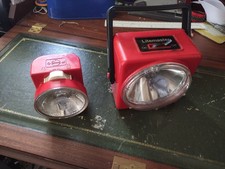 2x Vintage Torches Pifco Litemaster Lantern & Berec Bicycle PO Torch Retro Red picture