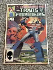 TRANSFORMERS (Marvel,  1984) #1 1st Optimus Prime 1st Megatron VF+/NM 1st Print picture