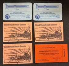 Lot of 5 US Senate & House of Representatives Passes 1991/92 Seymour Doolittle picture