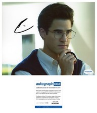 DARREN CRISS SIGNED ASSASSINATION OF GIANNI VERSACE 8x10 PHOTO - ACOA COA picture