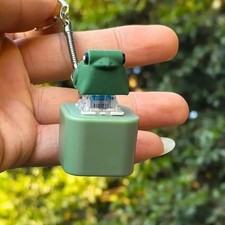 Frog Croaking Fidget Toy Adults Keyboard Clicker Frog Fidget Toys Fun Keychain picture