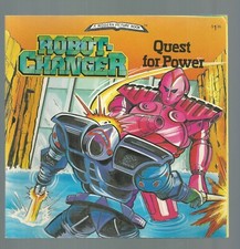 ROBOT-CHANGER     QUEST FOR POWER   pb 1985  EX++ 1ST MODERN PUB.  picture