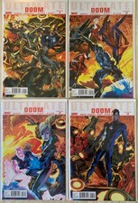 ULTIMATE DOOM 1-4 | 2011 | COMPLETE | MR. FANTASTIC DISFIGURED | VF- VF/NM picture