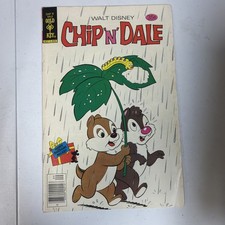 Chip n Dale 54 Walt Disney Gold Key Bronze Age 1978 picture