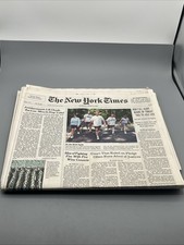 June 30, 2002 The New York Times War On Terror Full-Newspaper picture