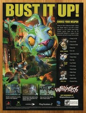 2003 Whiplash Playstation 2 PS2 Xbox Vintage Print Ad/Poster Video Game Art 00s picture