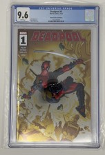 CGC 9.6 Deadpool #1 Marvel Comics 11/24 Whatnot Gold Foil Edition Mislabeled picture