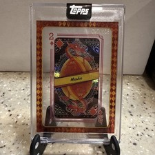 2025 Topps Disney Mint Mushu Queen of Hearts Acetate Mulan Two of Diamonds /125 picture