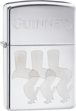 Zippo High Polish Chrome Toucan Guinness 29648 picture