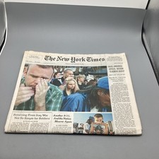 September 12, 2003 The New York Times War On Terror Full-Newspaper picture