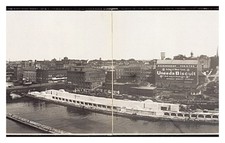 Oswego New York Panorama Standard Postcard picture