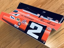 WOW1969 Indy 500 Mario Andretti Brawner Hawk Ford Race Car Side VieW Sign picture