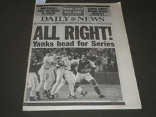 1998 OCTOBER 14 NEW YORK DAILY NEWS - YANKS HEAD FOR SERIES - NP 2605 picture
