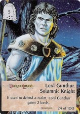 Lord Gunthar, Solamnic Knight 24/100 - Dragonlance Spellfire CCG TSR, Inc. 1994 picture