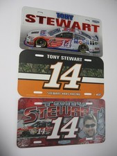 Tony Stewart License Vanity Plates 2014-2015/ 2016, New Plastic & Metal, No. 14# picture