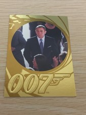 James Bond 007 Quantum of Solace Card #196 Gold Foil Japanese TV 007 card FOIL picture