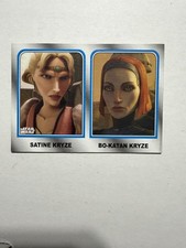2015 Topps Family Legacy FL-8 Satine Kryze, Bo-Katan Kryze SSP Walmart Exclusive picture