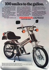1982 HONDA URBAN EXPRESS Deluxe Scooter Motorcycle DECORATIVE REPLICA METAL SIGN picture