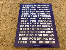 VBK20 ADVERT 11X16 Old Blue Poster Vintage Drink Last picture