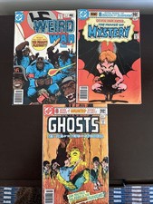 Dc comics Lot Of 3 198os Comic Weird War Tales, Ghosts, House Of Mystery picture