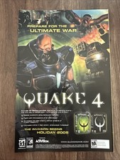 Quake 4 Vintage Video Game Print Ad/Wall Art Activision Raven IDsoftware picture
