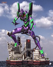 1:8 EVA-01 Neon Genesis Evangelion UNPAINTED High Quality Garage Kit picture