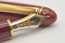 Vintage Platinum 3776 Fountain Pen Steel  Fine Nib w/ Converter Very Good V0906 picture