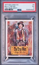 BILLY THE KID 1977 Kellogg's The True West PSA 5 Excellent picture