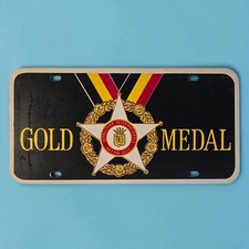Vintage Stegmaier Gold Medal Beer License Plate Wilkes-Barre PA Brewery 12X6 picture