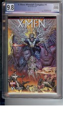 X-MEN: MESSIAH COMPLEX #1 PGX  9.8 (12/07) Marvel Top Cow Edition white pages picture