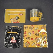 McDonald's CHUMS Shoulder Bag Stainless Mug Cloth Pouch 4 Set Lucky Bag Japan picture