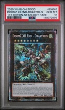 2025 YU-GI-OH DOOD-DOOM OF DIMENSIONS 1ST EDITION-STARLIGHT RARE PSA 10  picture