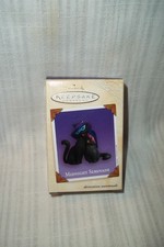 2003 Hallmark MIDNIGHT SERENADE Halloween Ornament  - BLACK CATS picture