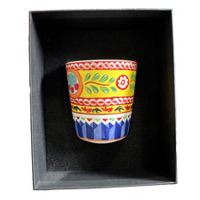 Dolce & Gabbana Porcelain Mug Glass Cup With Box Classic Print Collectible picture