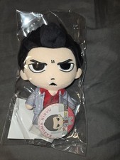Ryu ga Gotoku Plush Toy & Can Badge Set Yakuza Kiwami Kazuma Kiryu Like a Dragon picture